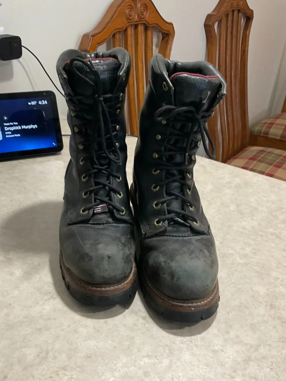 Chippewa Mens Logger Steel Toe Boots